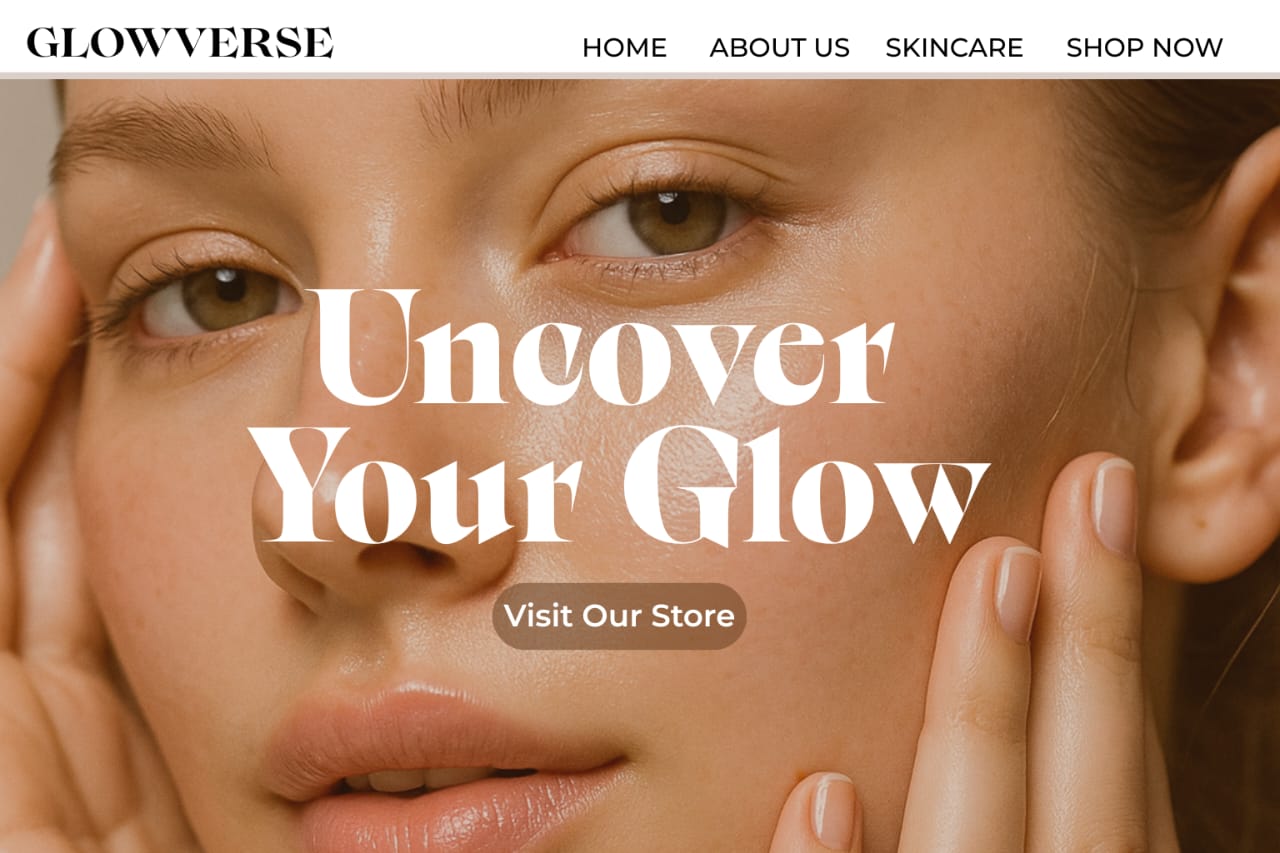 Glowverse project landing page | Best Digital Marketing Analyst in Calicut